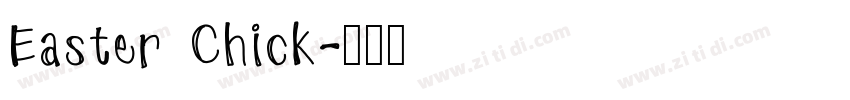 Easter Chick字体转换
